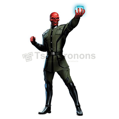 Red Skull T-shirts Iron On Transfers N7702 - Click Image to Close